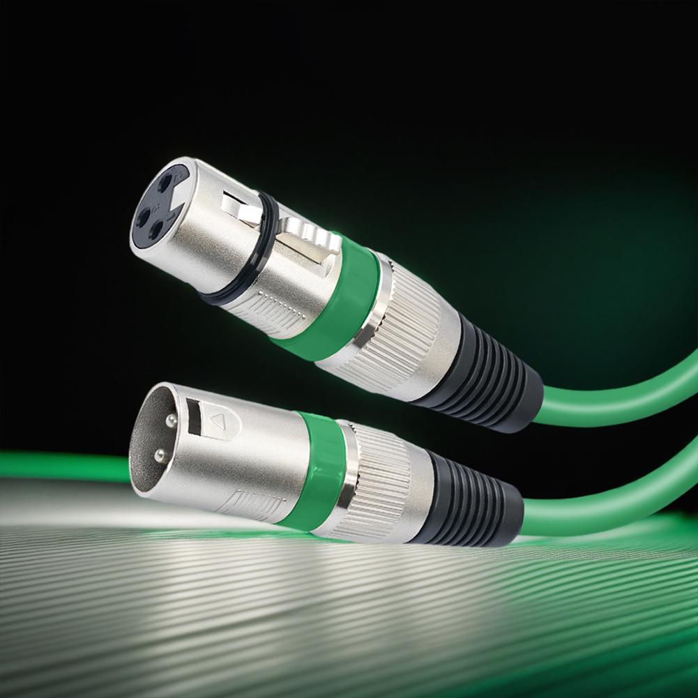6/10Pcs 3-Pin Balanced Shielded XLR Cable XLR Male To Female Mic Patch Cords for Audio Mixer Speaker Systems Radio Station
