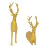 1Pcs Rustic Table Ornaments Christmas Reindeer Decor For Home Indoor Xmas Holiday Small Statue Reindeer Christmas Decoration