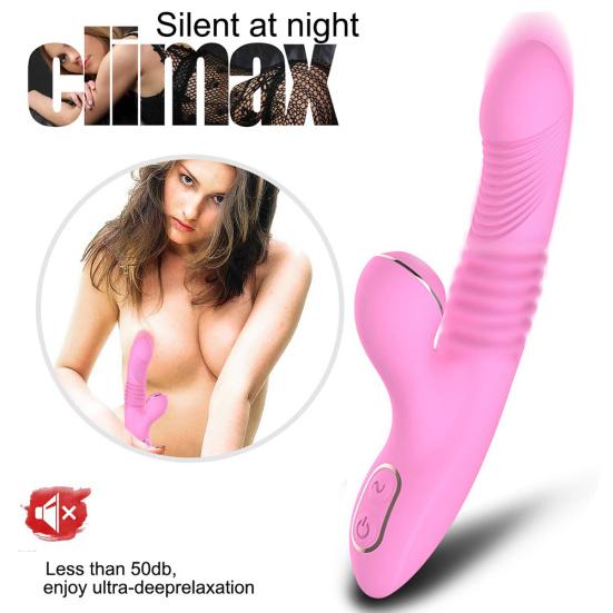 Dámský teleskopický vibrátor G Spot Clit Stimulátor AV hůlkový masturbátor Sexuální hračka