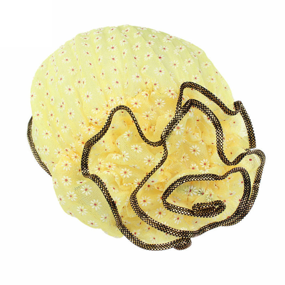 

Женская шляпа с цветочным принтом, шарф, тюрбан, повязка на голову, кепка One size жёлтый
