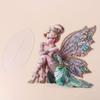 With Base Acrylic Fairy Statue Ornament 2D Flat Desktop Ornament Fairy Figurine  Desktop Decoration