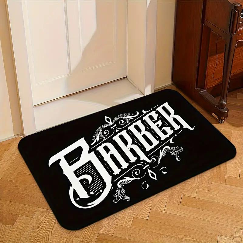 Značka holičství Vstup Rohožka Dekorace Protiskluzové Vítejte Rohožky pro Domov Kuchyň Omyvatelná Koupelnová Podlahová Rohožka Balkonové Koberce