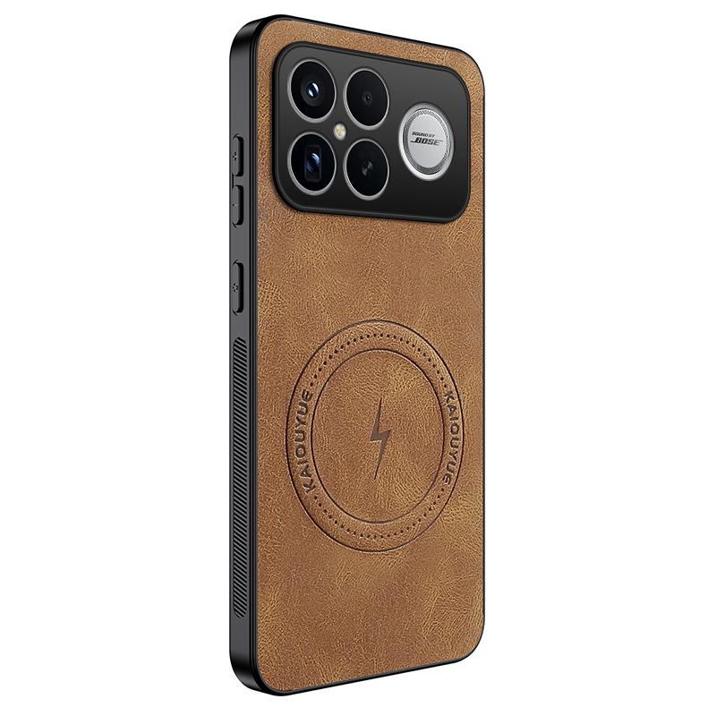 Per Poco F8 Ultra Lusso Nuova Custodia Corazzata Antiurto Per Mi POCO F8 Ultra Pelle Effetto Pelle Cover Protettiva per Telefono Custodie Magnetiche