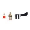 Kit di conversione con maniglia a leva per rubinetto del lavabo, reviver maniglia rubinetto, uso a 1/4 di giro, per accessori da cucina