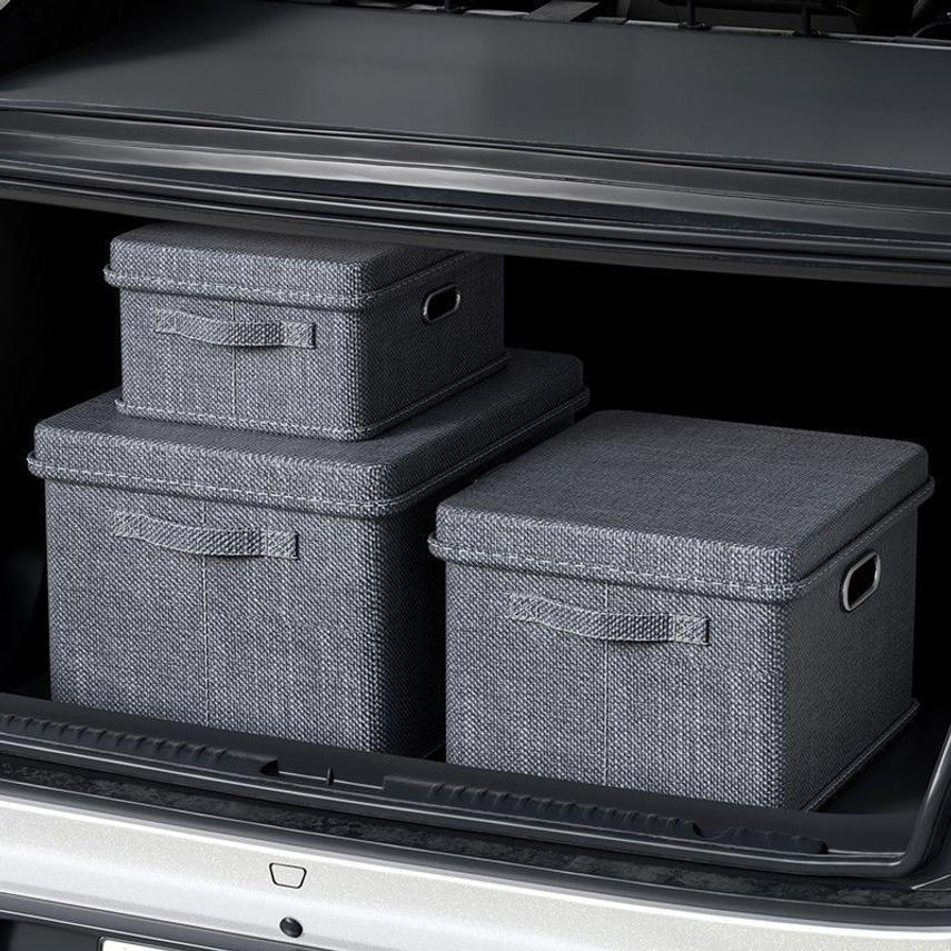 Foreign Trade Clothing And Fabric Storage Box Large-Capacity Organizer For Car Trunk And Household Items Foldable Storage Box