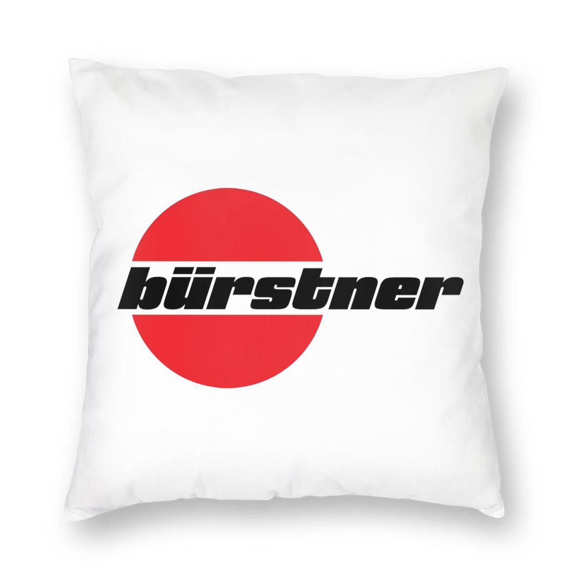 Exquisite Ornaments Unisex Burstner Logo Square Pillowcase Pillow Cover Cushion Throw Pillow For Home Sofa Living Room