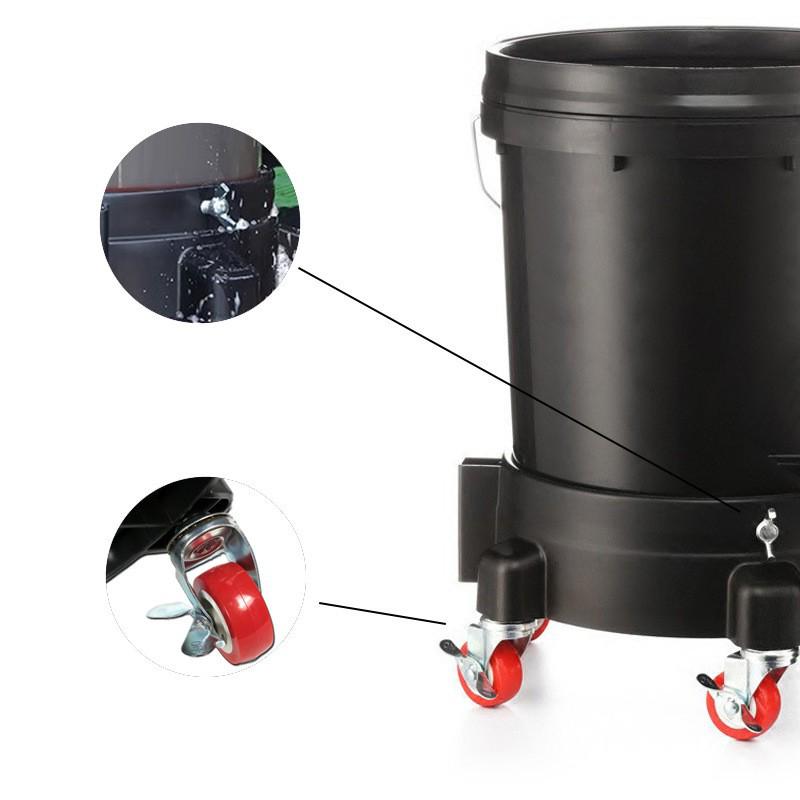 Universal Car Wash Bucket with Pulley Base - Car Cleaning Tool