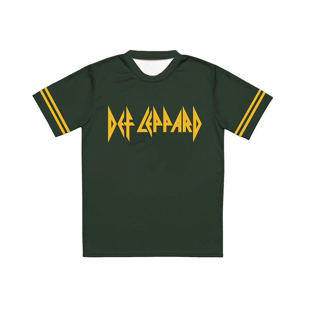 Women Men T-shirt Def Leppard & Goo Goo Dolls Tour 2027 Football Jersey Design Graphic 3D Full Print Merch Tshirts Casual Tees