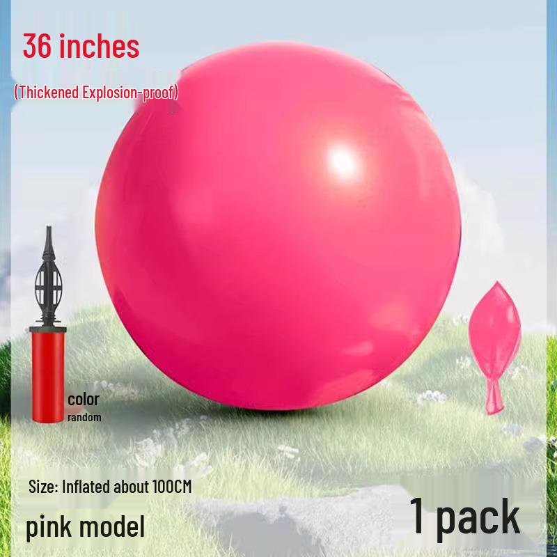 36-Inch Outdoor Explosion-Proof Balloon - Safe, Non-Toxic, Odorless - Perfect for Kids' Birthdays, Lawn Decor, and Photo Props.