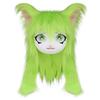 Plush Fursuit Cat Head: Wearable Cute Lolita Cosplay with Ears