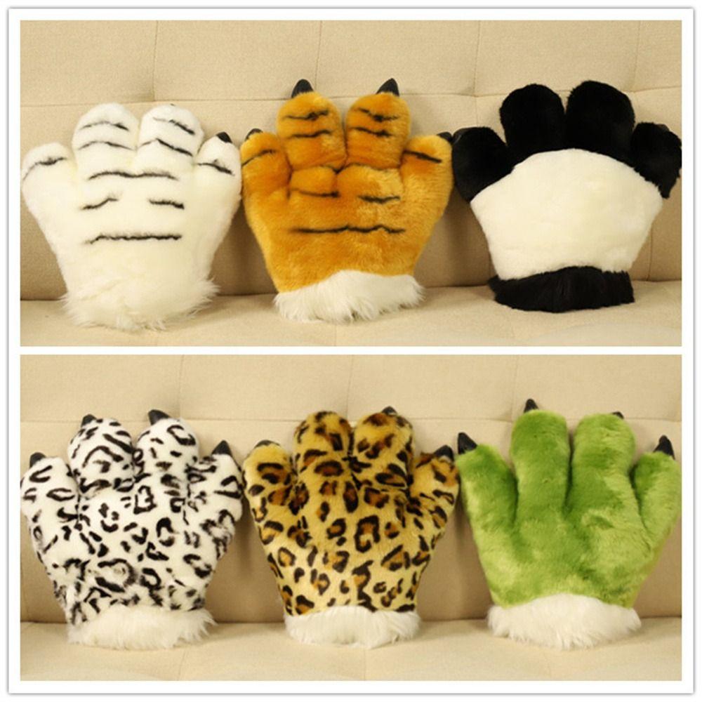 Leopard Giraffe Animal Paw Gloves Claw Hand Gloves Tiger Claw Gloves Creative   Birthday Gift