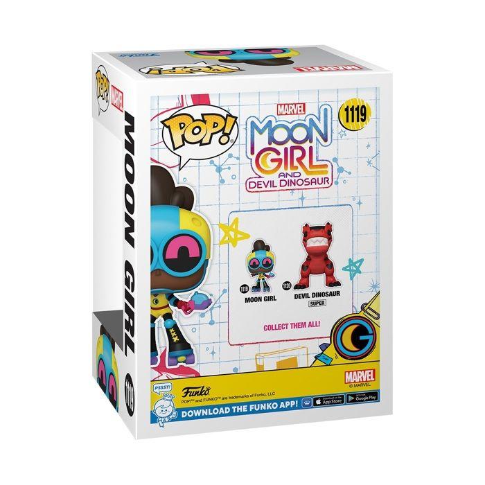Figurine - funko - moon girl 1119 - blanc - marvel - pop !