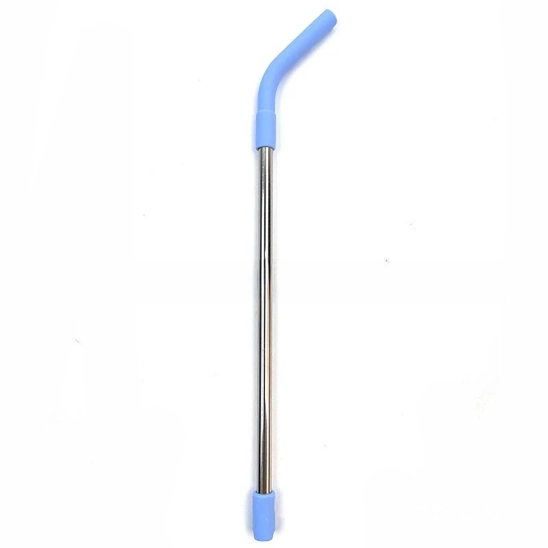 Reusable Stainless Steel Straws With Soft Colorful Silicone Tips Perfect For Smoothies Juices Cocktails Home Parties Daily Use