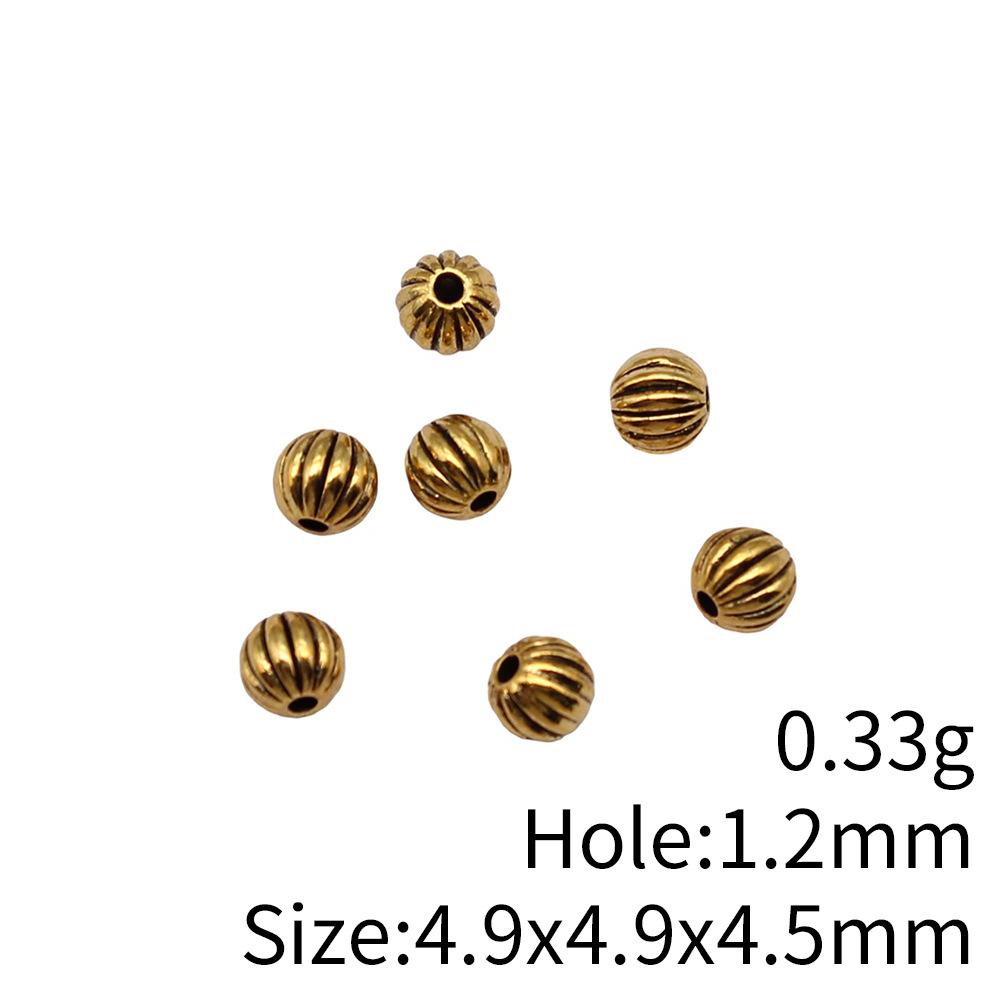 Small Hole Vintage Alloy Gear Spacer Beads Metal Loose Beads DIY Bracelet Necklace Jewelry Making Findings Accessories