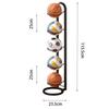Foldable Floor-Standing Ball Storage Rack for Indoor Sports Equipment