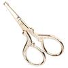 Vintage Embroidery Scissors Stainless Steel Tea Ceremony Bag   Stitch   Tool(Round Head Gold MJFY01 )