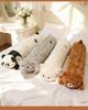Cute Bear Long Pillow - Plush Panda Sleeping Companion for Girls