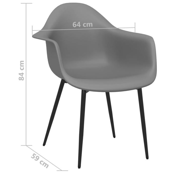 VidaXL Lot de 6 Chaises à Manger, Sièges à Dîner, Chaises de Repas, Meubles de de Salle à Manger Cuisine Maison Intérieur, 3082358