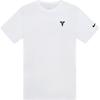 Solid Color Printed Drop Shoulder Short Sleeve Round Neck T-Shirt Men Tops White HJ3319100