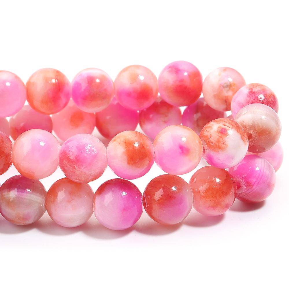 34-90pcs 4-12mm Persian Jade Stone Beads Natural Stone Loose Spacer Beads For Jewelry Making DIY Bracelet Necklace Accessories