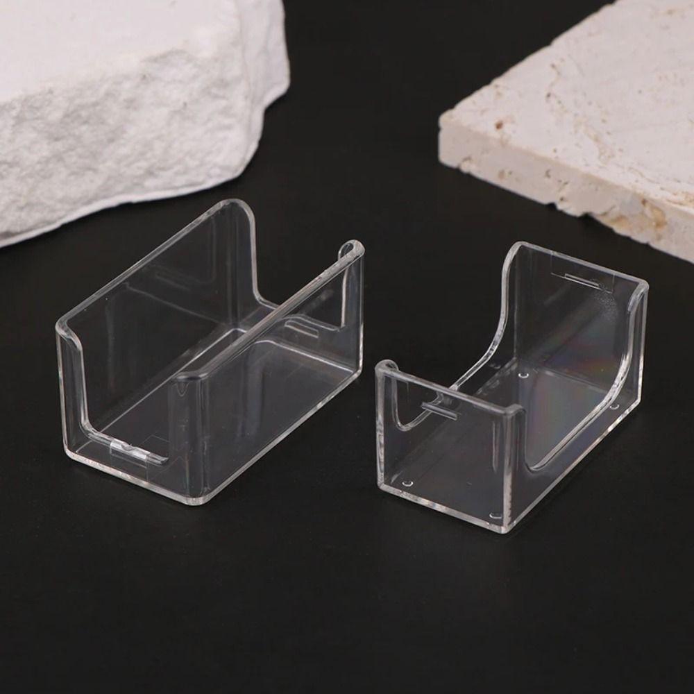 1Pcs Moistureproof Chalk Box Transparent Billiard Accessory New Acrylic Box  Snooker Pool