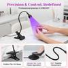 Foot Pedal Switch UV LED Nail Lamp 5W Power Nail Drying Light Gel Polish Curing Lamp  DIY Manicure
