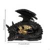 Resting Dragon Figurine Gothic Detailed for Desk