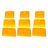 9Piece Automotive Body Adhesive Scrapers Plastic Scrapers 4/5/6Inch Set for Putty Application Surfaces Smoothing