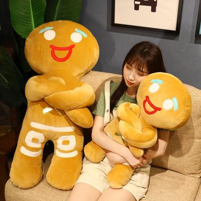 30 /48 /68cm New Style Cartoon Cute Gingerbread Man Plush Toys Stuffed Baby Dolls Biscuits Man Pillow Reindeer For Kids Gift