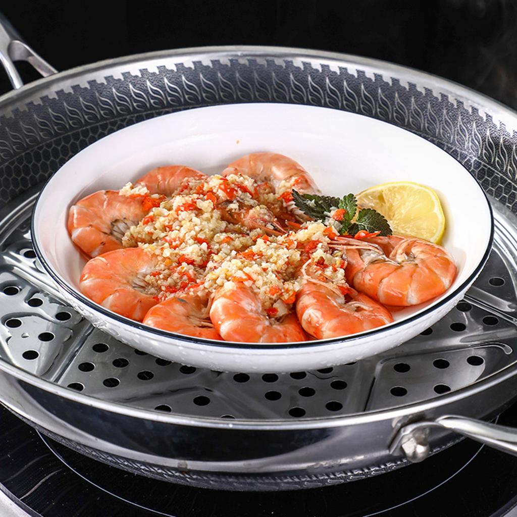 Stainless Steel Steaming Rack Wide Application Easy To Clean Grease Proof Long Lasting Canning Rack Kitchen Accessories