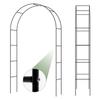 240cm Wedding Arche Metal Garden Arch Trellis Stand Climbing Plant Sturdy DIY Frame for Wedding Birthday Party Decoration New