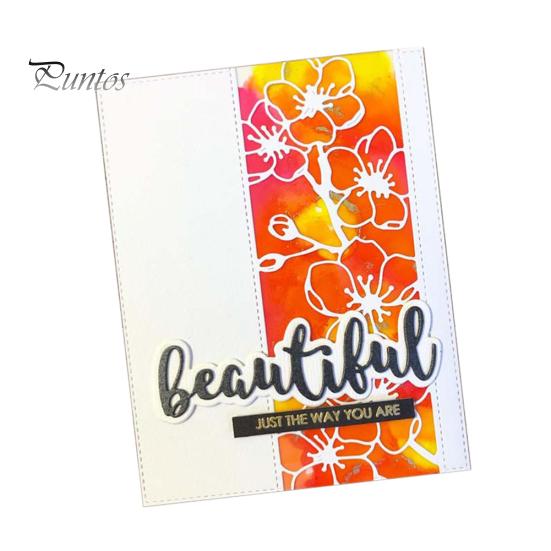 

Цветок металлический трафарет DIY записки тиснение бумажные карты декор трафарет плесень серебряный