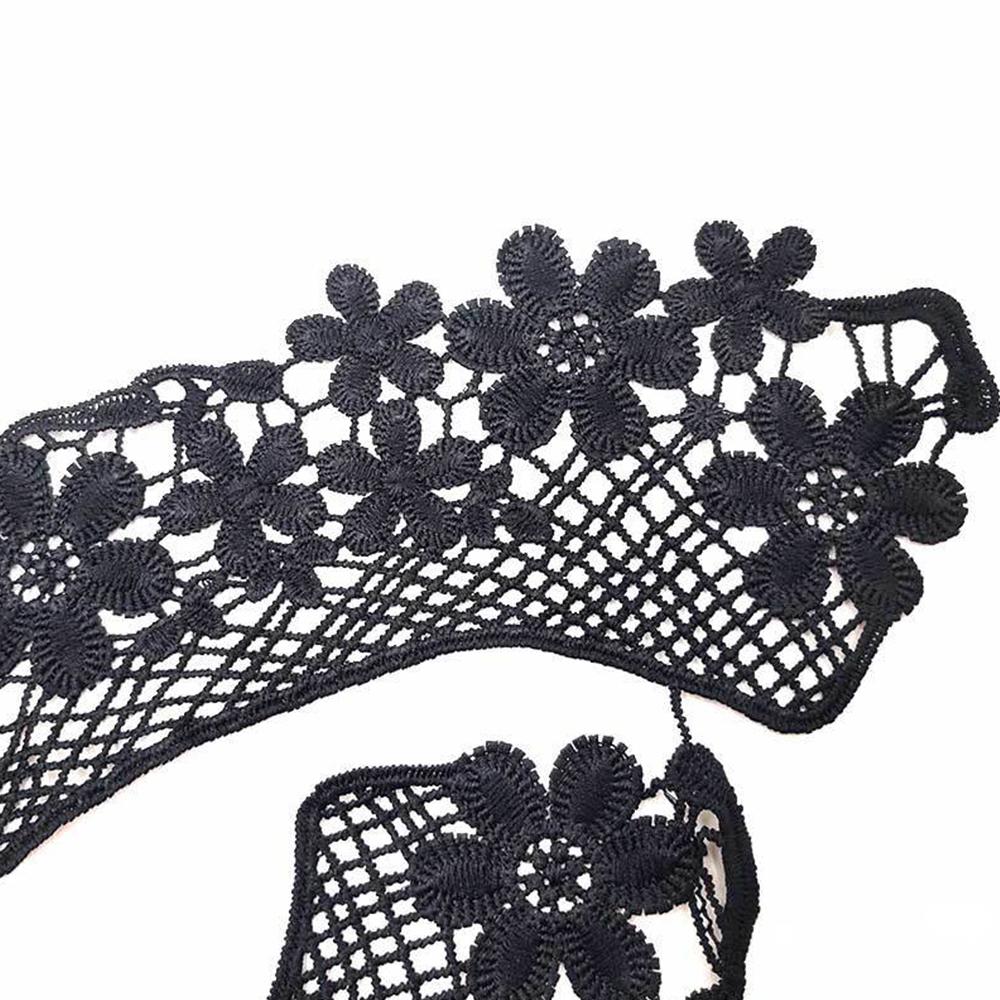 High Quality Fake Collar Dress Sewing Supplies Craft Collarband Breathable Scarf Around Neck Flower Sweet Hollow False Collar