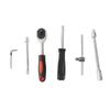 46PCS Vehicle Repair Ratchet Screwdriver Tool Complete Polished   for Motorcycle   Electric Bikes