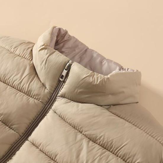 Puffer Vest for Women Slim Fit Lightweight Quilted Sleeveless Jacket Zip Up Stand Collar Padded Down Coat Winter Warm Outerwear