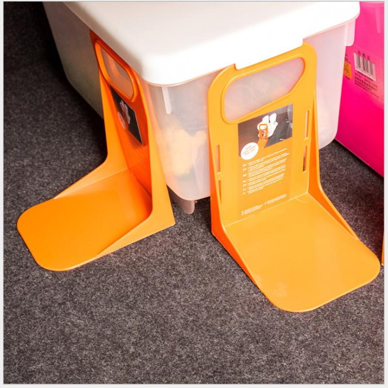 2Pc Car Back Auto Trunk Fixed Rack Holder Stand Shake-Proof Organizer Fence Storage Holder Adjustable Distance Storage Box Fixer