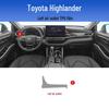 Center Console & Navigation Screen Film for 26 Toyota Highlander Models