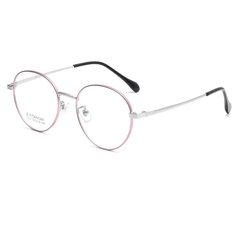Neue superleichte runde Titan-Lesebrille Bunte Metallfassung Alterssichtigkeit Brille Herren Damen Optik Rezeptbrille