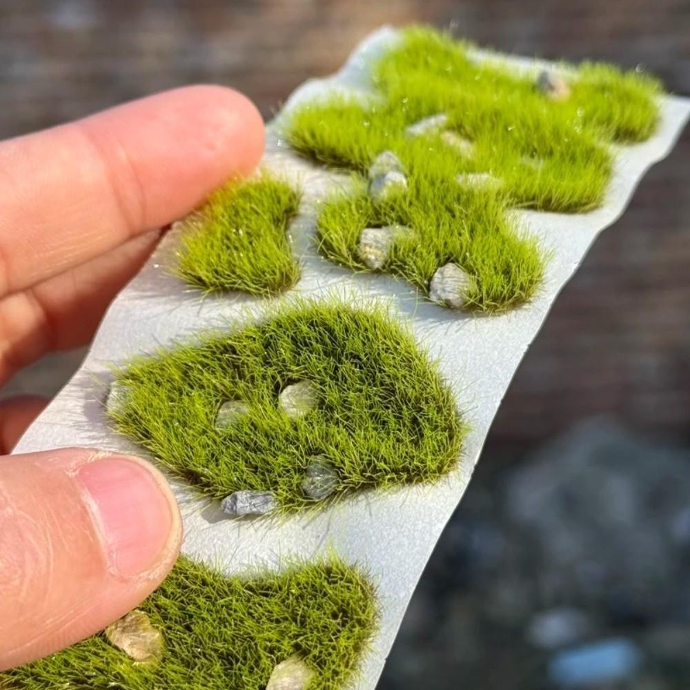 Natural Look Simulation Grass Block Building Sand Table Turf  Train Railway Layout