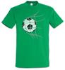 Fußballtor T-Shirt Spieler Leidenschaft Liebe Sucht Fußball Ball Spielfeld Tor