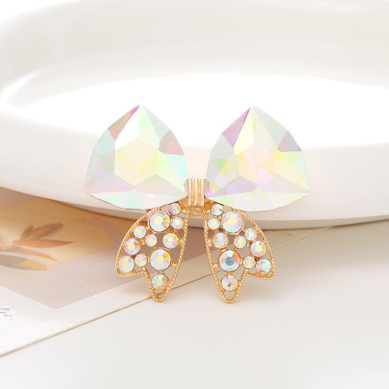 Yilian Gem Bow Jewelry: AB Colored Diamond DIY Phone Case & Shoe Decorations