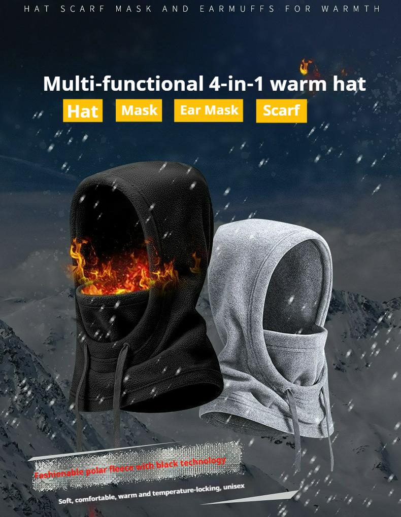 MOON Unisex Winter Balaclava-Nylon Outdoor Windproof & Warm for Skiing & Cycling