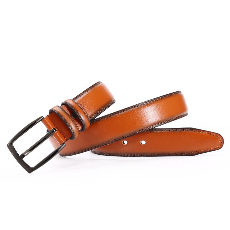 Men's Fashionable Imitation Leather Pin Buckle Belt