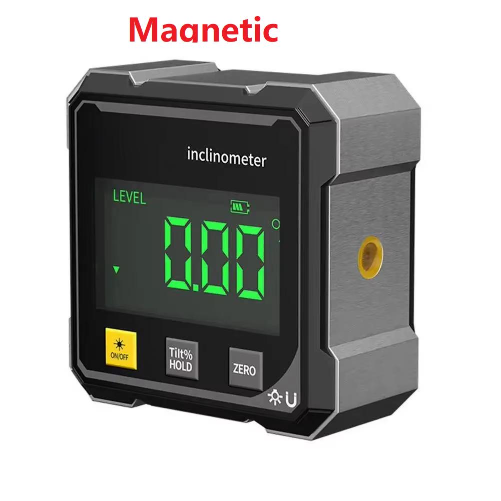 Digital Angle Finder Gauge Ruler 360° LCD Electronic Protractor Mini Inclinometer Measuri