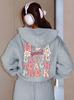 2025 New Arrival Hooded Sweatshirt - Loose Casual Spring/Autumn Versatile Outerwear with 'IT'S GOODDAY' Lettering