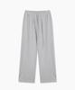 PSSHOPPER Curved Washed Wide Sweatpants [Gray]