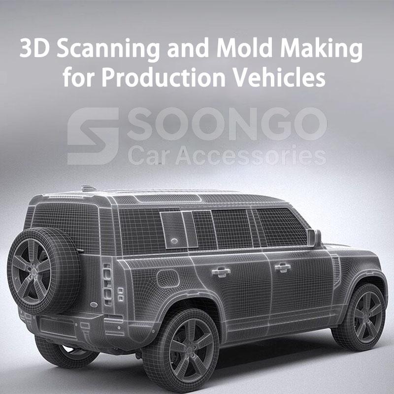 For Land Rover Defender 110 Car Trunk Storage Rack Shelf Expansion Tailgate Organizer Partition Board Auto Modification Parts XS7