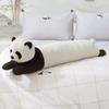 Cartoon Dachshund Plush Cushion: Panda Design Pillow and Leg Clip