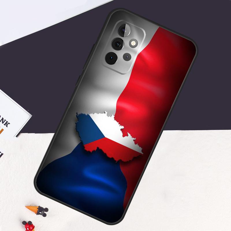 Czech Republic Flag Case For Samsung Galaxy A14 A55 A06 A05 A36 A26 A16 A54 A34 A22 A32 A52 A35 A15 A53 A13 A56