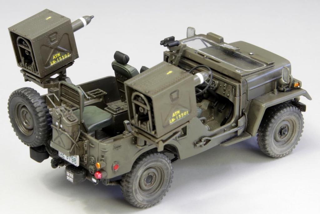 Fine Molds Scale JGSDF Type 73 Light Truck with MAT Plastic Model Kit MJ04 1/35 (Military)